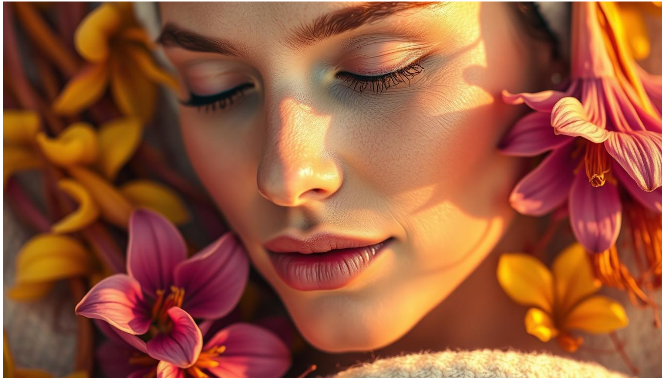 What does saffron do for the face?