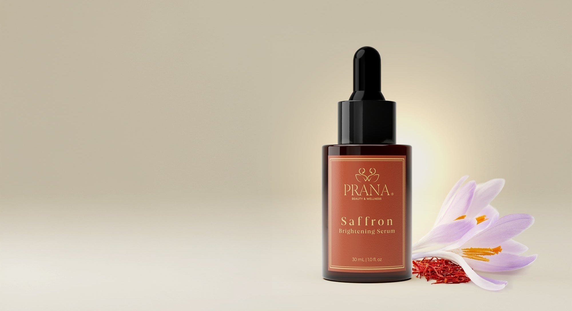 Saffron Brightening Serum: Your Glow-Boosting Serum in a Bottle - PRANA Beauty & Wellness
