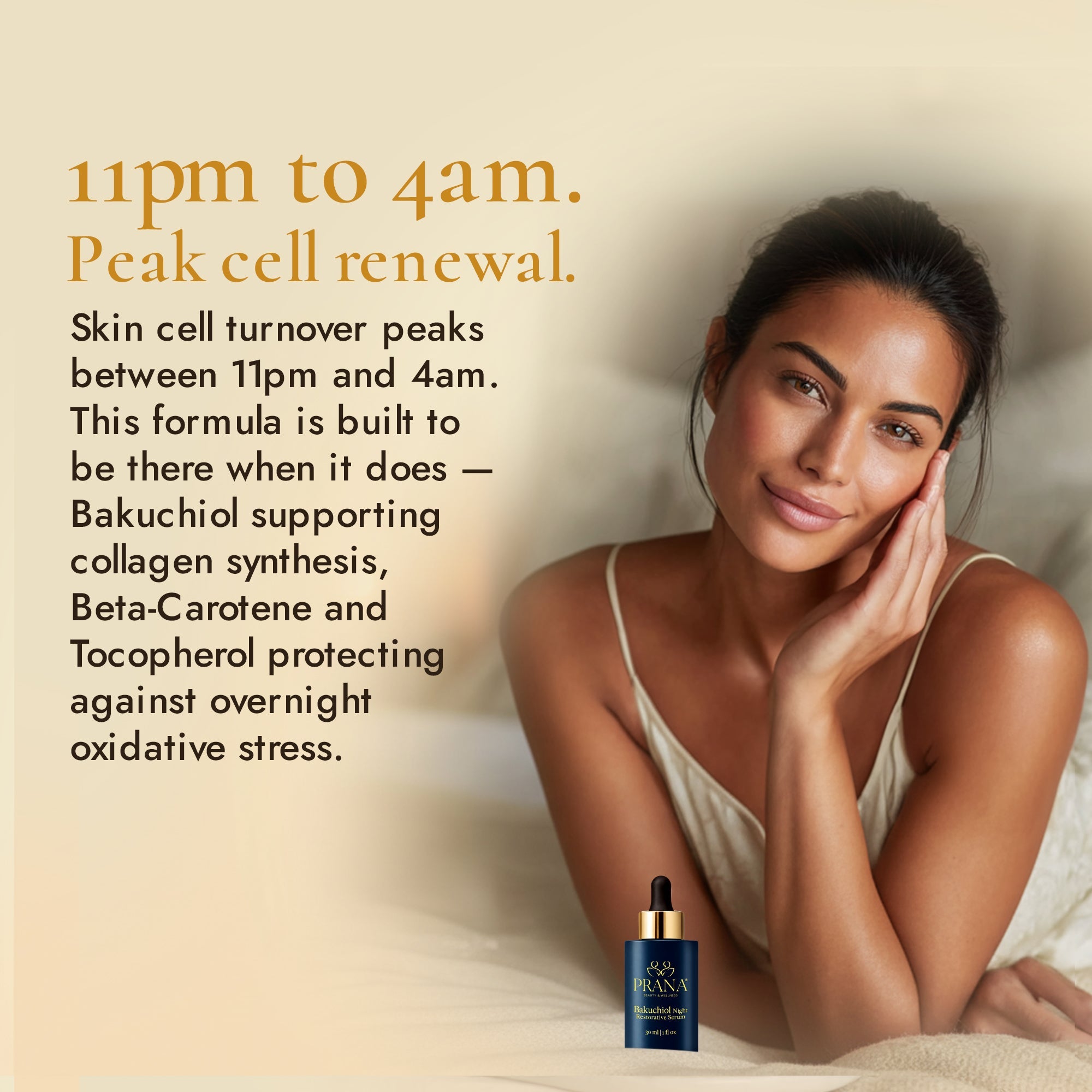 Bakuchiol Night Restorative Serum - PRANA Beauty & Wellness