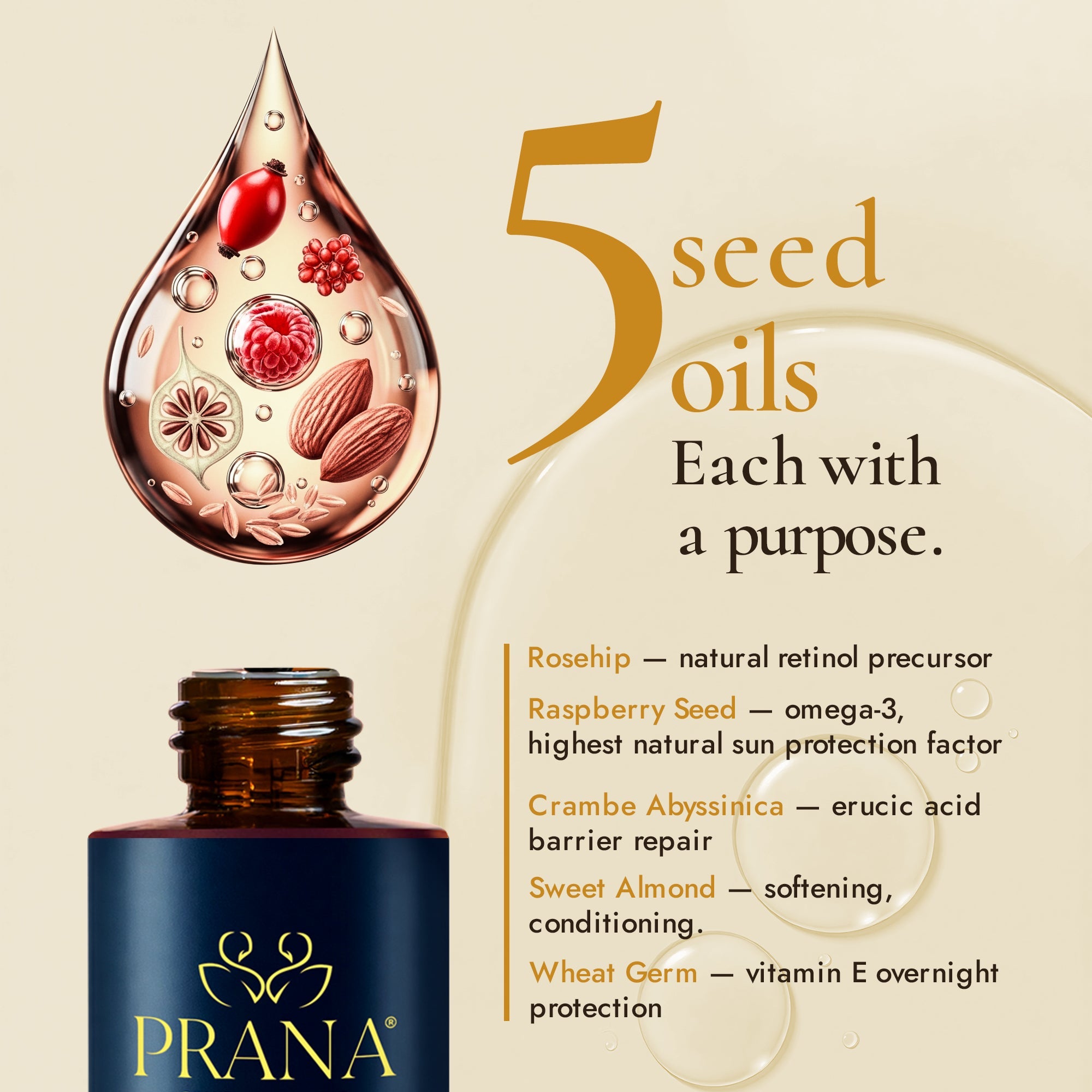 Bakuchiol Night Restorative Serum - PRANA Beauty & Wellness