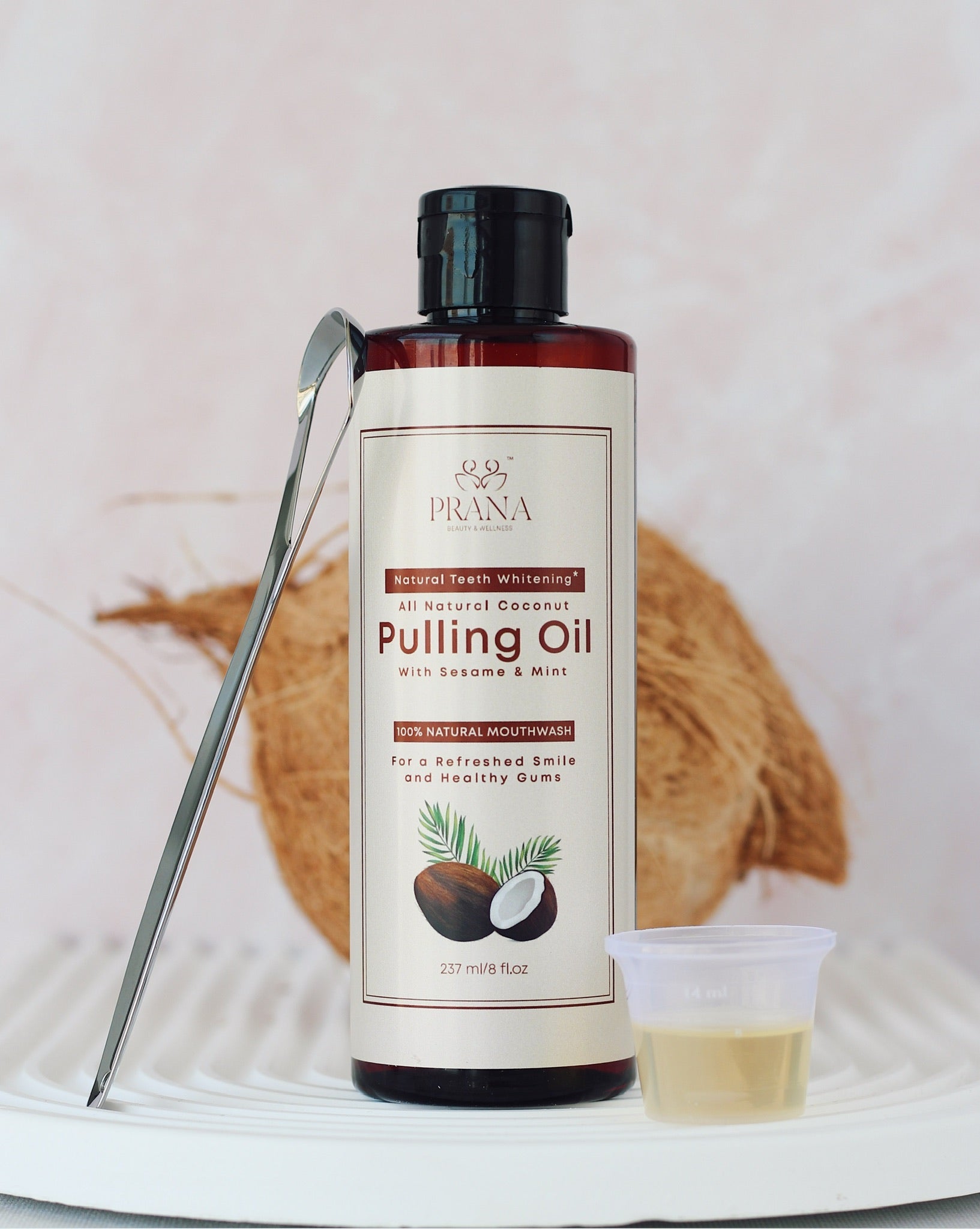 Coconut Pulling Oil Mouthwash - PRANA Beauty & Wellness