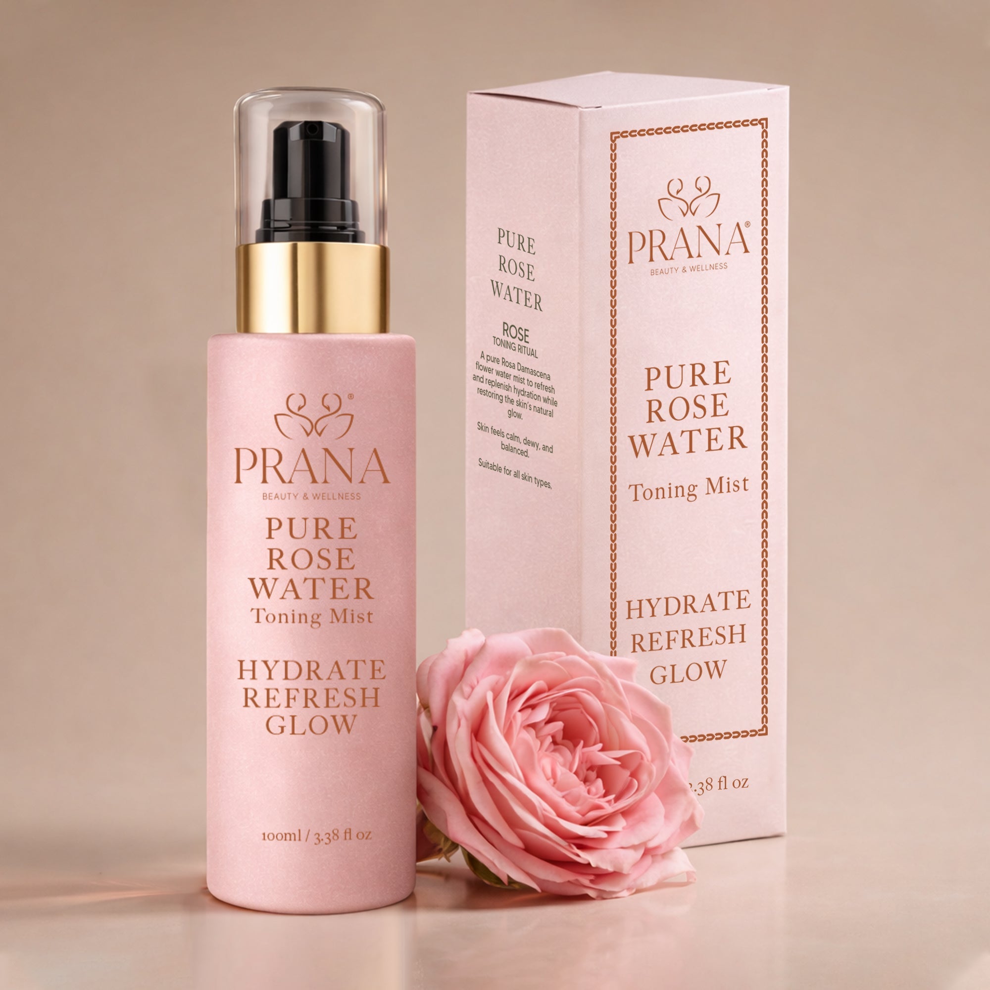 Pure Rose Water Toning Mist - PRANA Beauty & Wellness