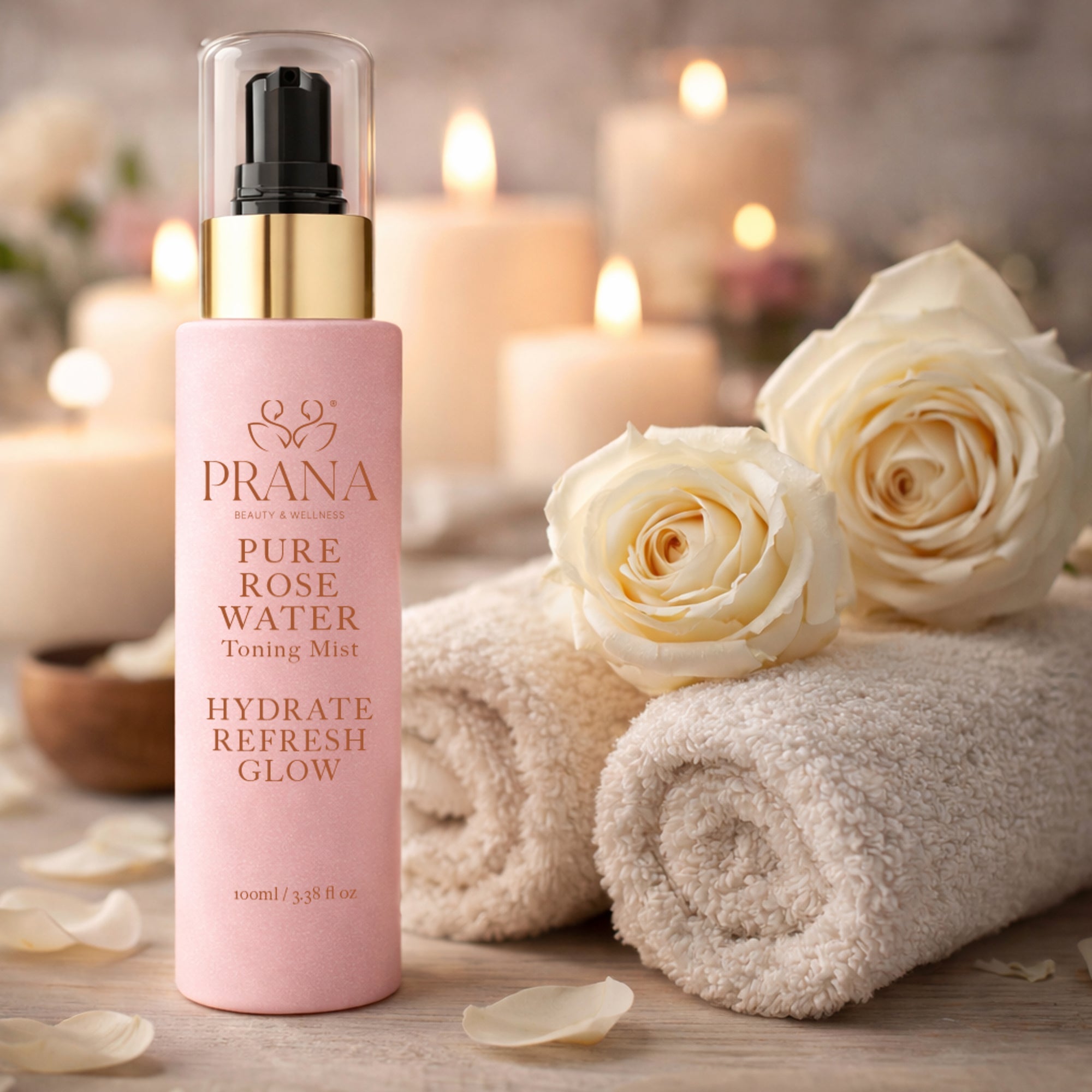 Pure Rose Water Toning Mist - PRANA Beauty & Wellness