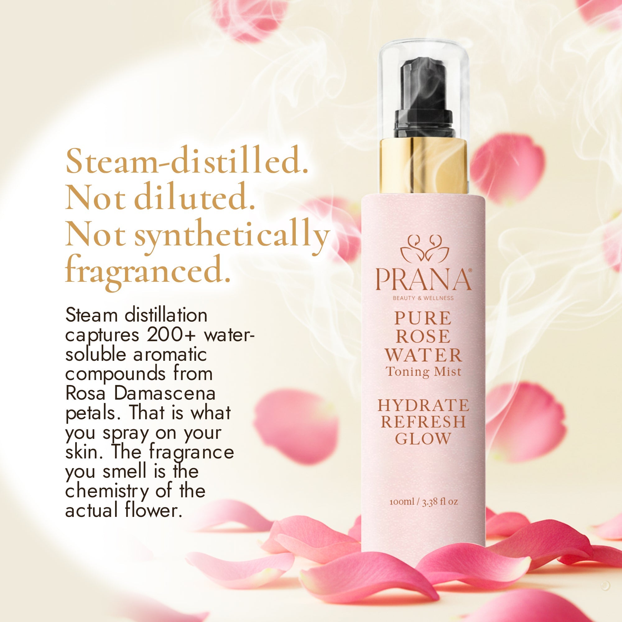 Pure Rose Water Toning Mist - PRANA Beauty & Wellness