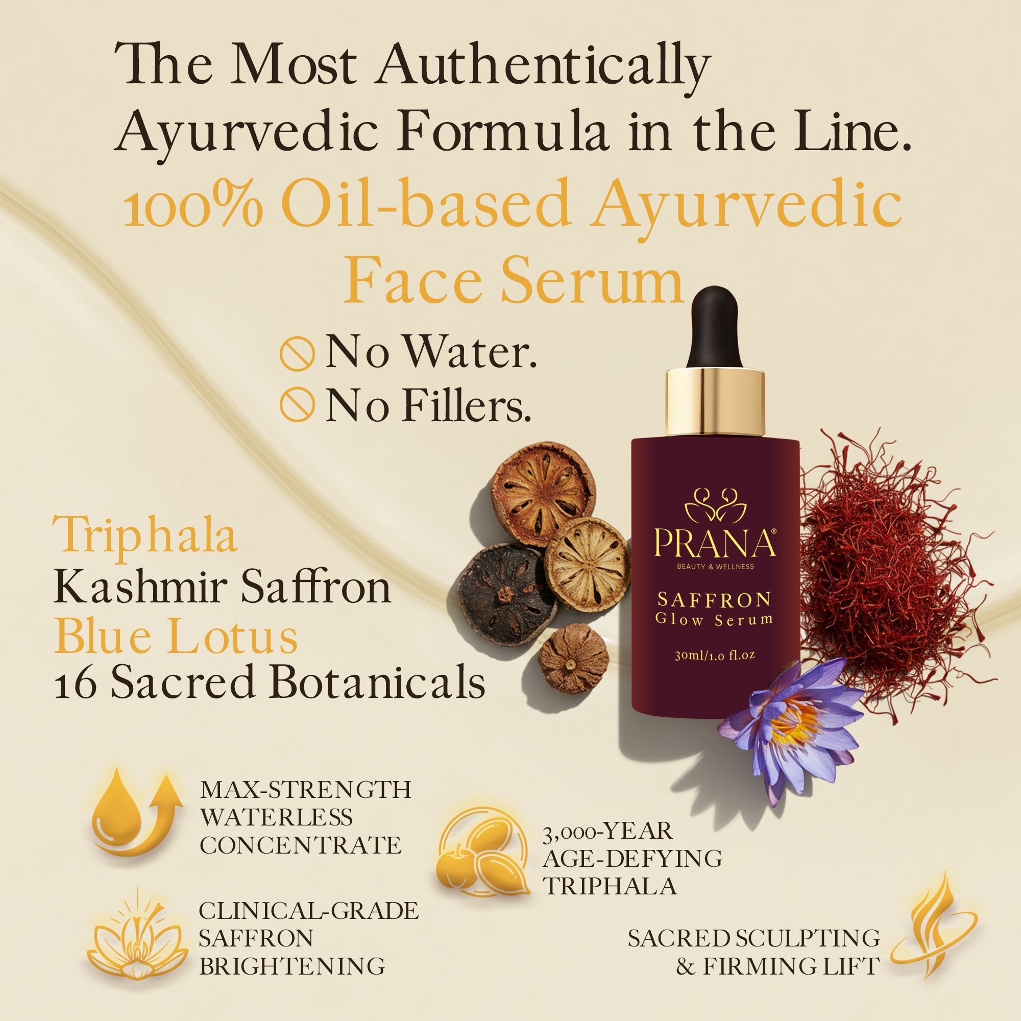 Saffron Glow Serum - PRANA Beauty & Wellness