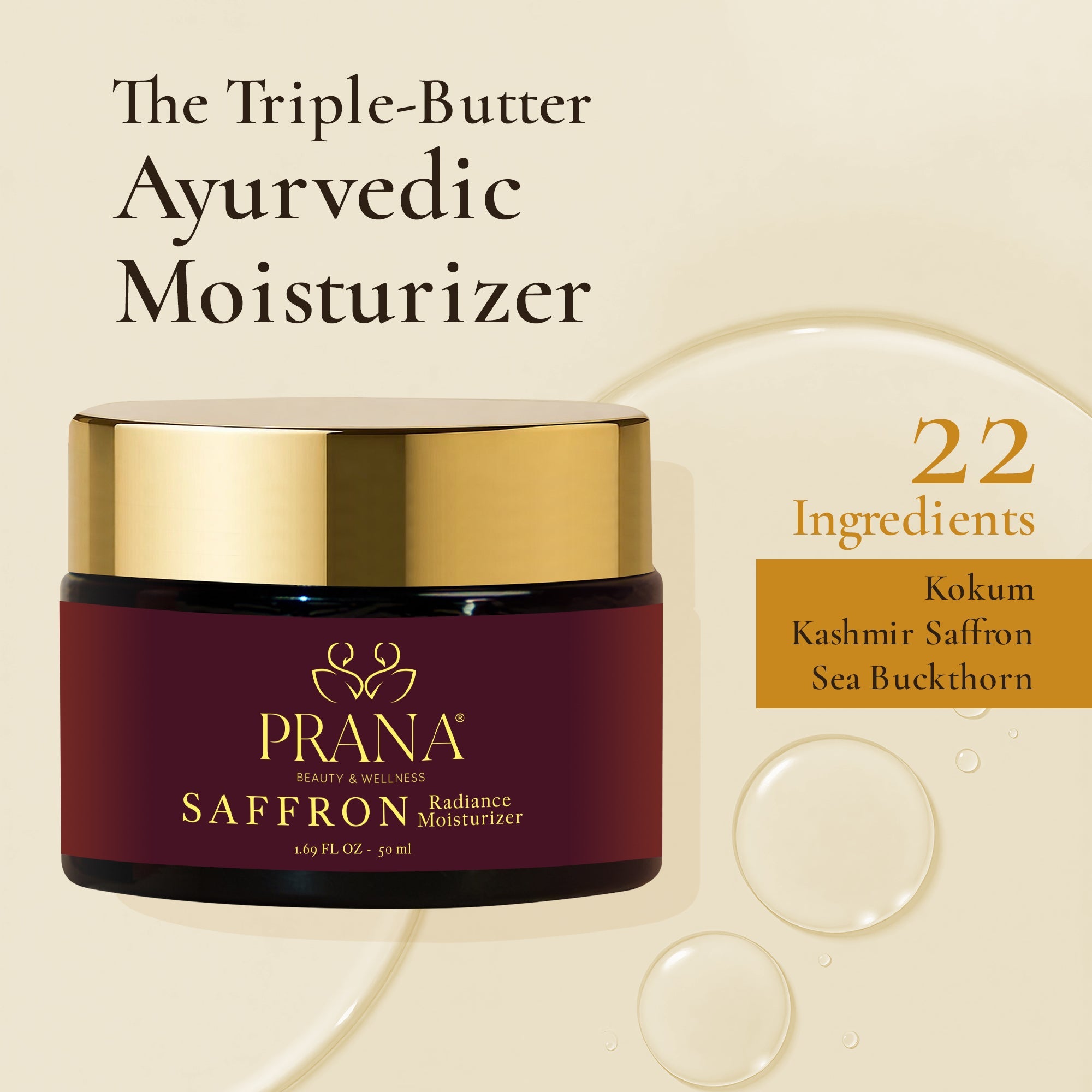 Saffron Radiance Moisturizer - PRANA Beauty & Wellness