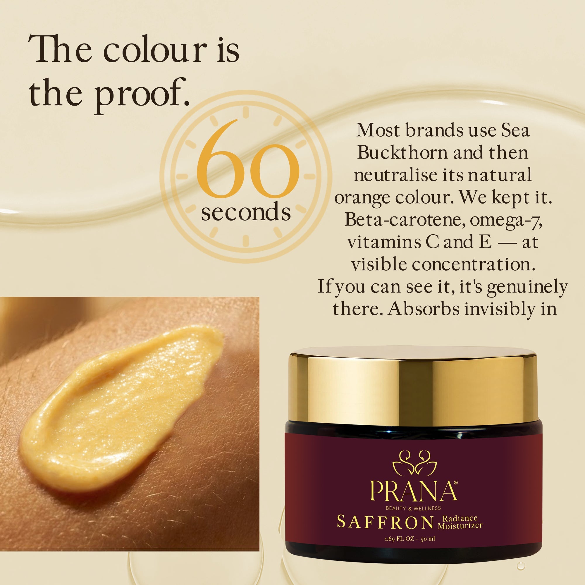 Saffron Radiance Moisturizer - PRANA Beauty & Wellness