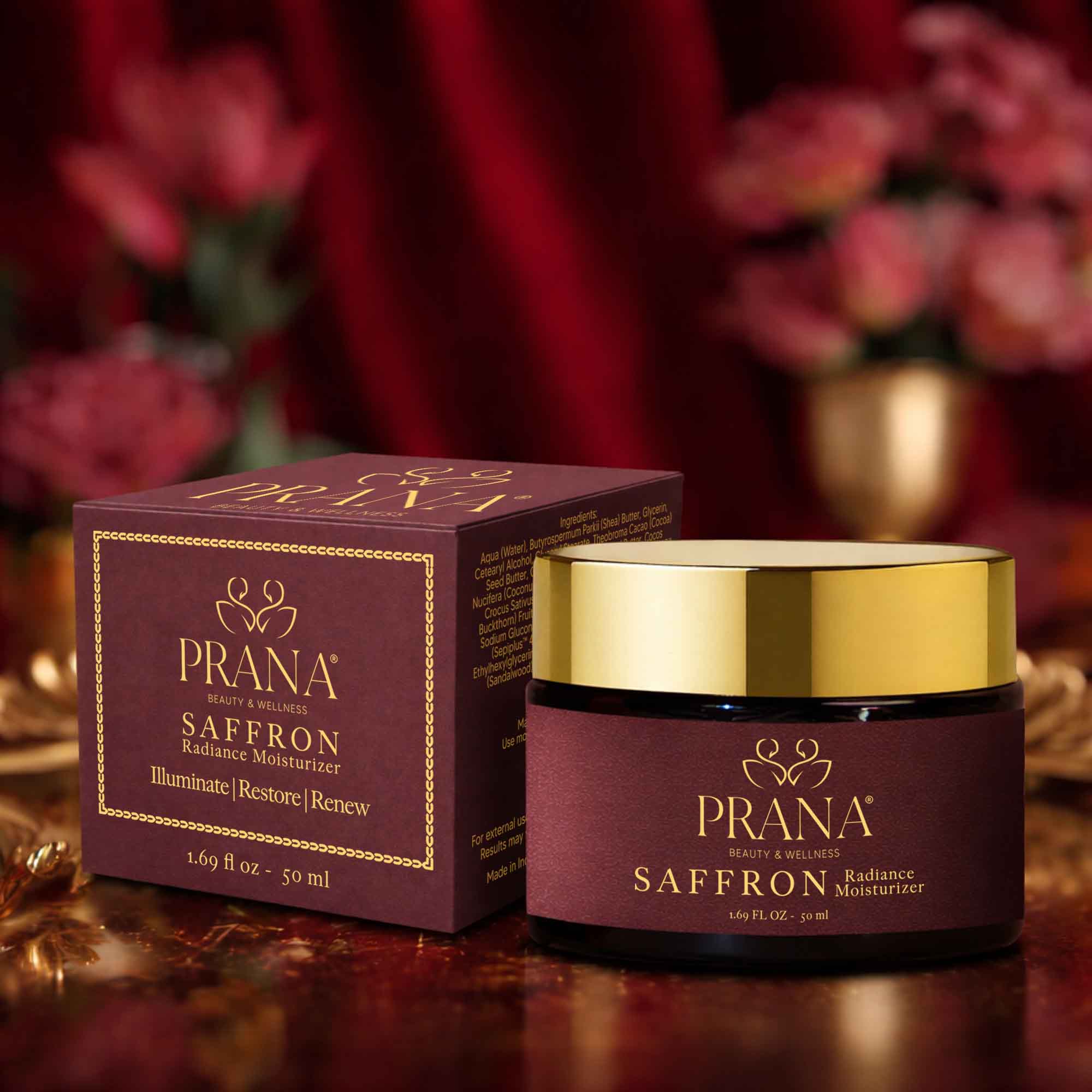 Saffron Radiance Moisturizer - PRANA Beauty & Wellness