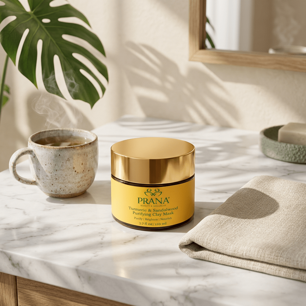 Turmeric & Sandalwood Clay Mask - PRANA Beauty & Wellness