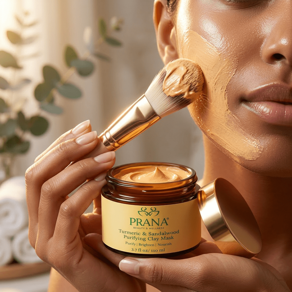 Turmeric & Sandalwood Clay Mask - PRANA Beauty & Wellness
