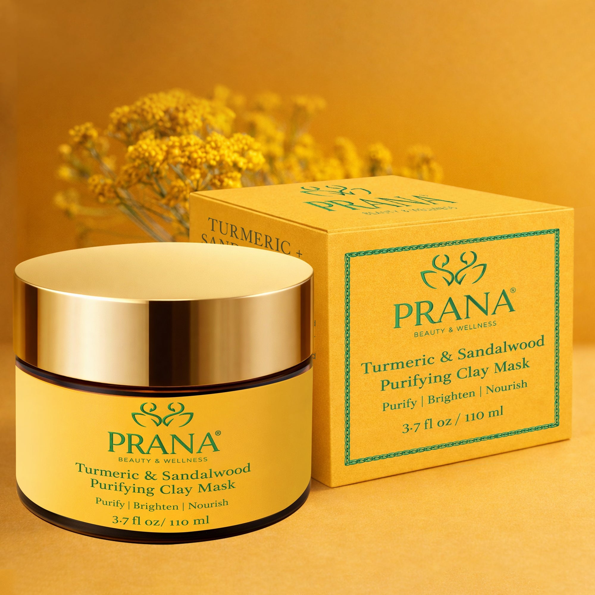 Turmeric & Sandalwood Clay Mask - PRANA Beauty & Wellness